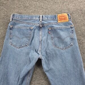 Levi Strauss Co 505 Jeans Mens W36 L32 Light Wash Straight Leg Denim Classic